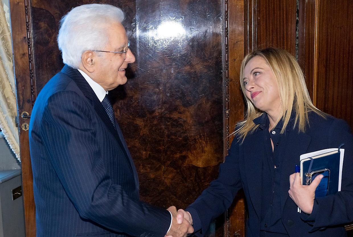 Meloni e Mattarella