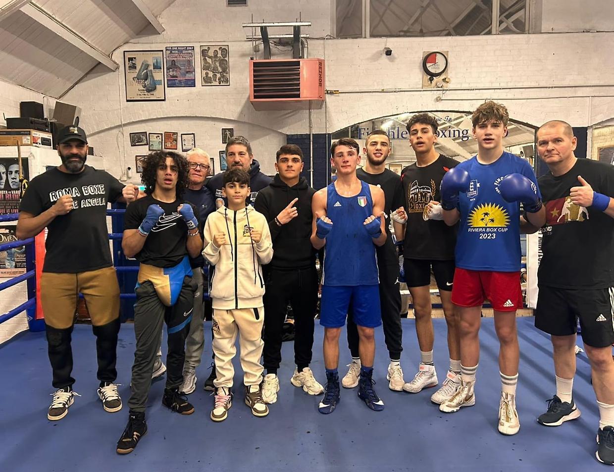 Il pugile Gabriele Bellandi alla Finchley & District ABC, la palestra dove è cresciuto Anthony Joshua: «Non credevo ai miei occhi»