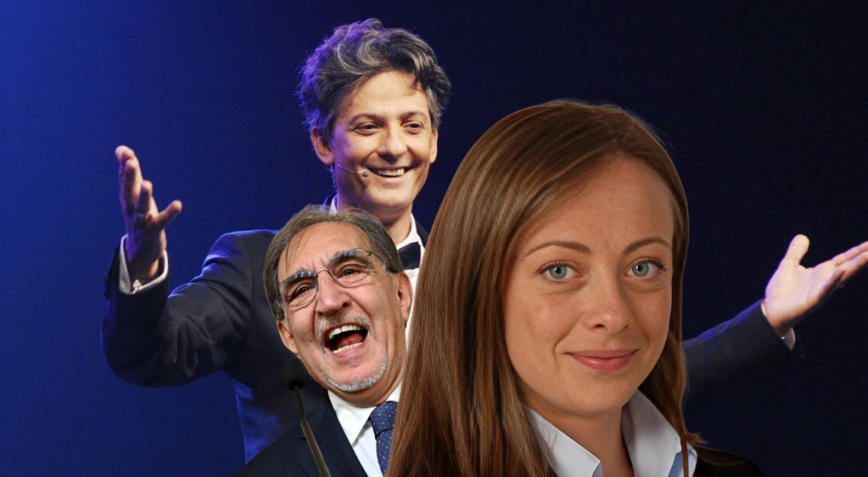 Fiorello e la giovane Meloni: il momento che ha fatto storia