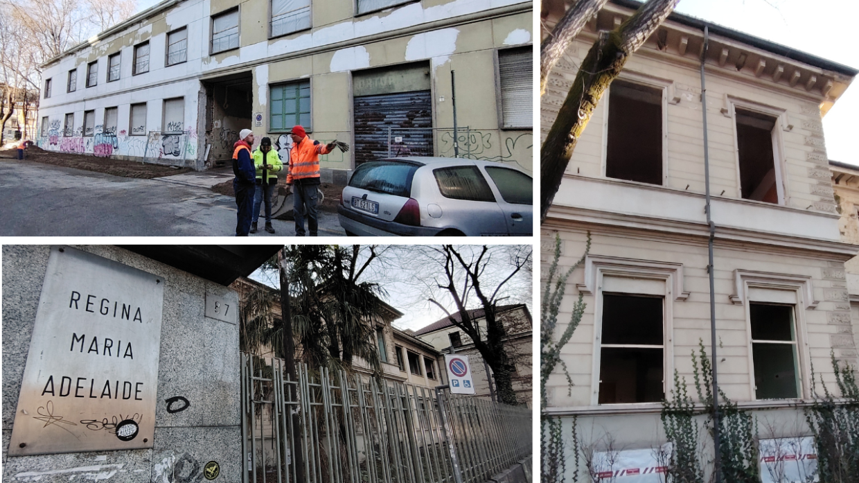 Torino, partiti i cantieri per il recupero dell'ex ospedale Maria Adelaide