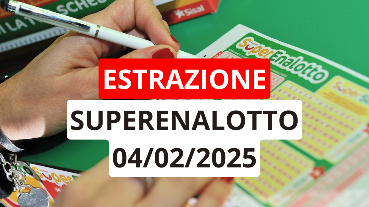 Estrazione Superenalotto, ecco i numeri vincenti di marted&igrave; 4 febbraio 2025
