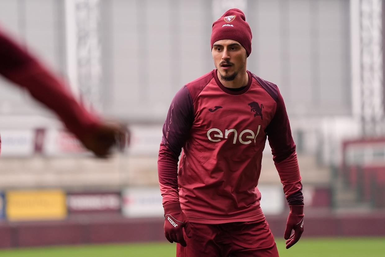 Il nuovo acquisto del Torino, Eljif Elmas (foto LaPresse)