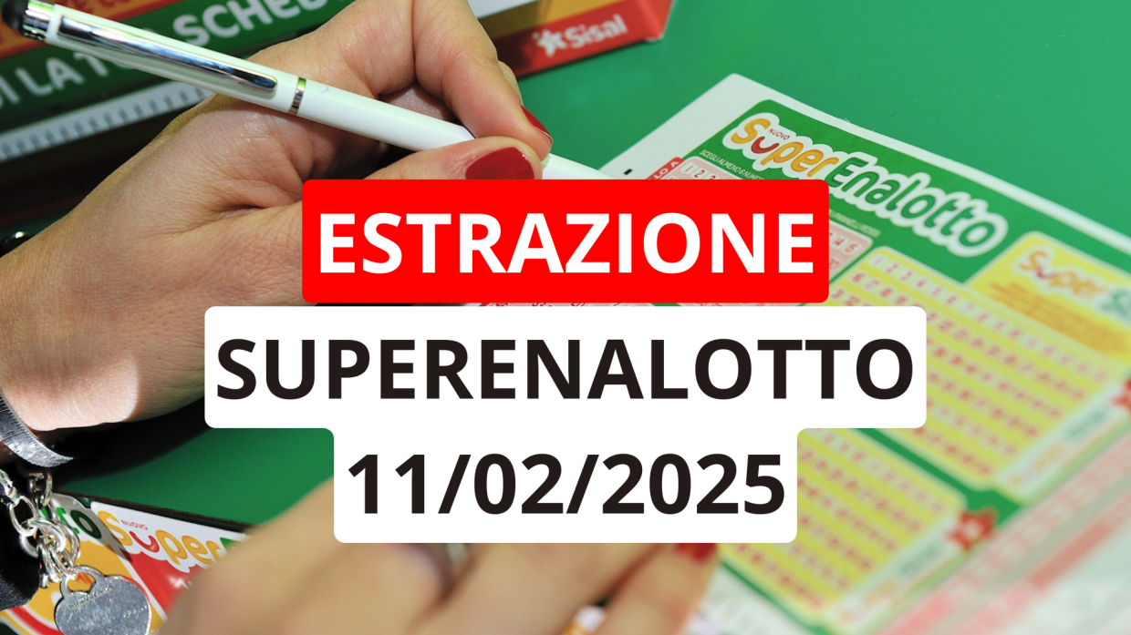 Estrazione Superenalotto: ecco i numeri vincenti del 11 febbraio