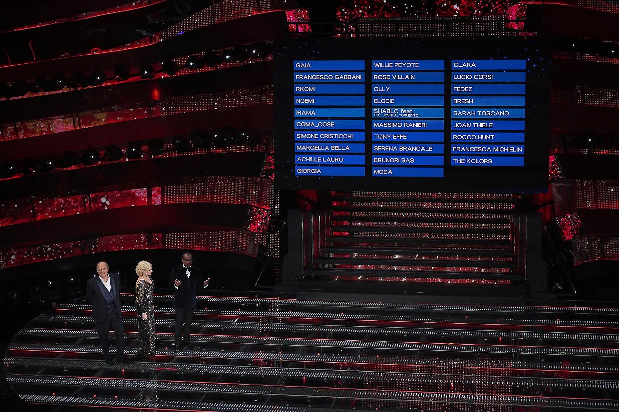 Sanremo 2025: la classifica della prima serata