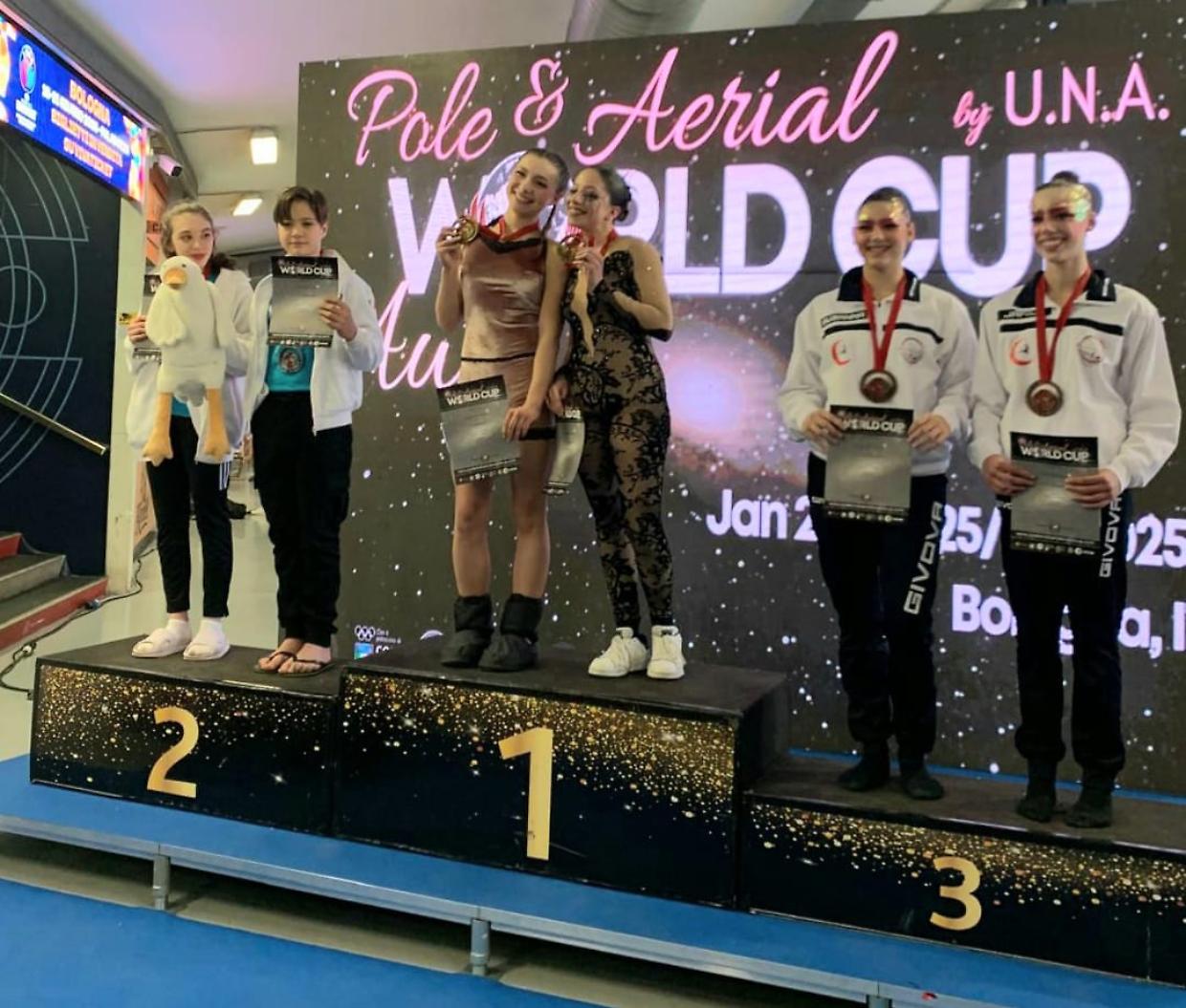 A i Mondiali di Bologna la Vertigimn fa saltare il banco, conquistando tre ori, due argenti e un bronzo