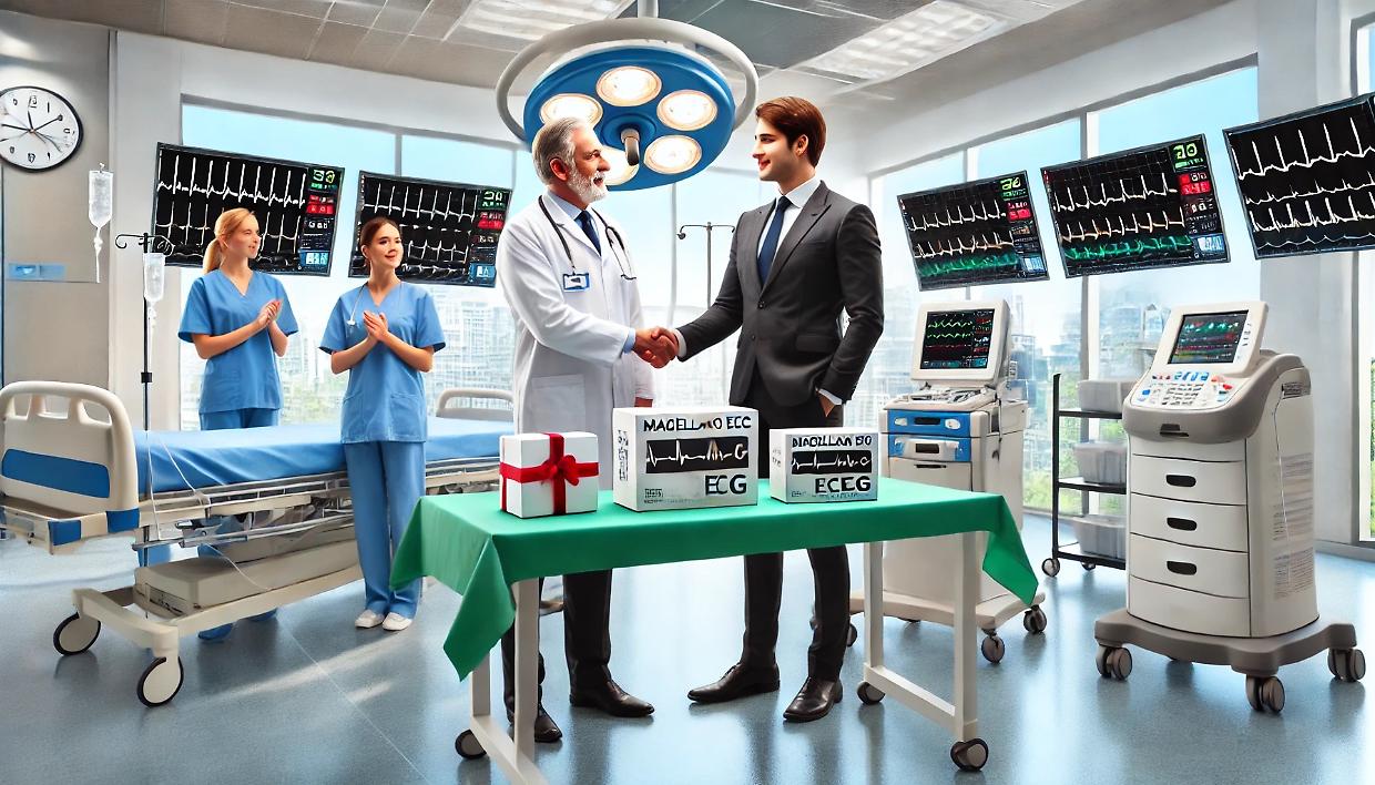 Donazione di dispositivi "Magellano ECG" all’ospedale di Rivoli: un passo avanti per la tecnologia medica e la cura dei pazienti
