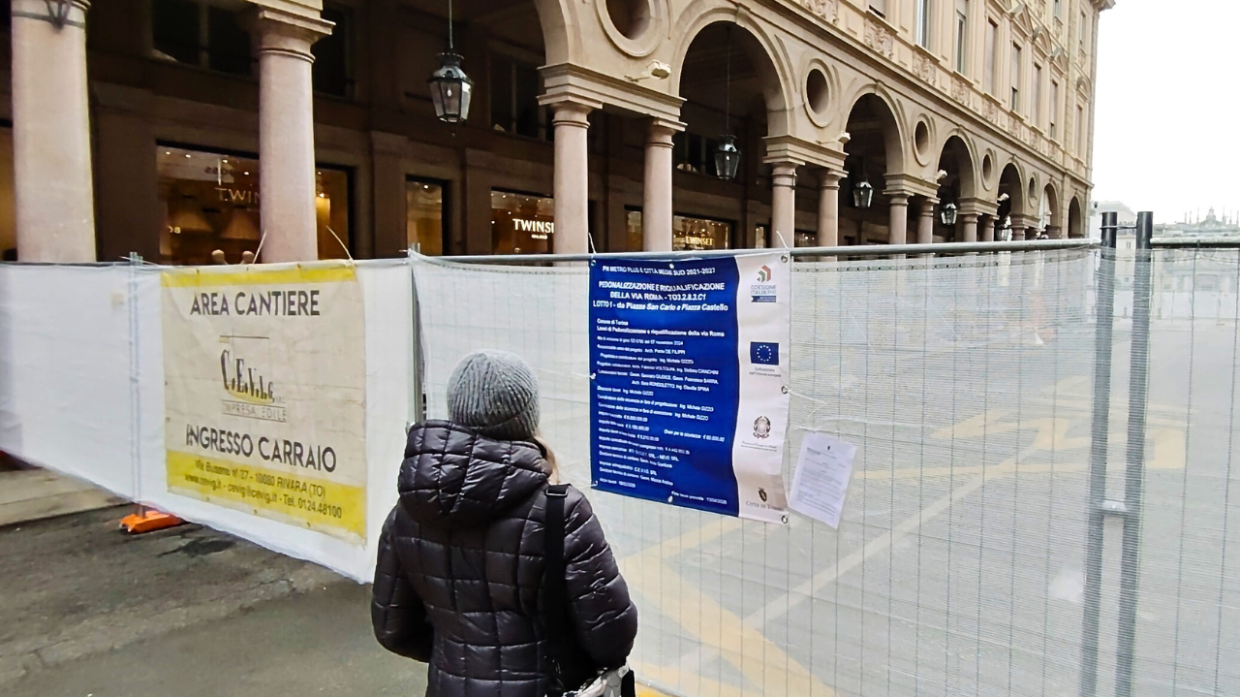 Sono iniziati i lavori in via Roma: diventerà tutta pedonale