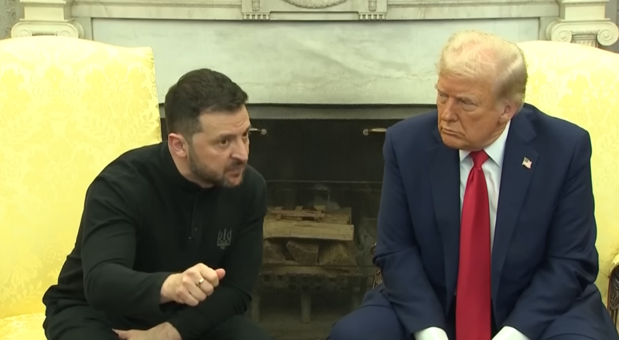 Volodymyr Zelensky e Donald Trump