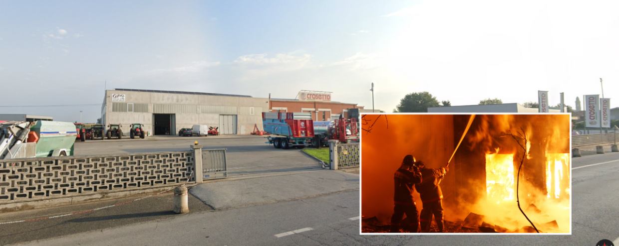 Incendio Devasta Capannone a Marene: Danni Ingenti per l'Azienda GFC Panero