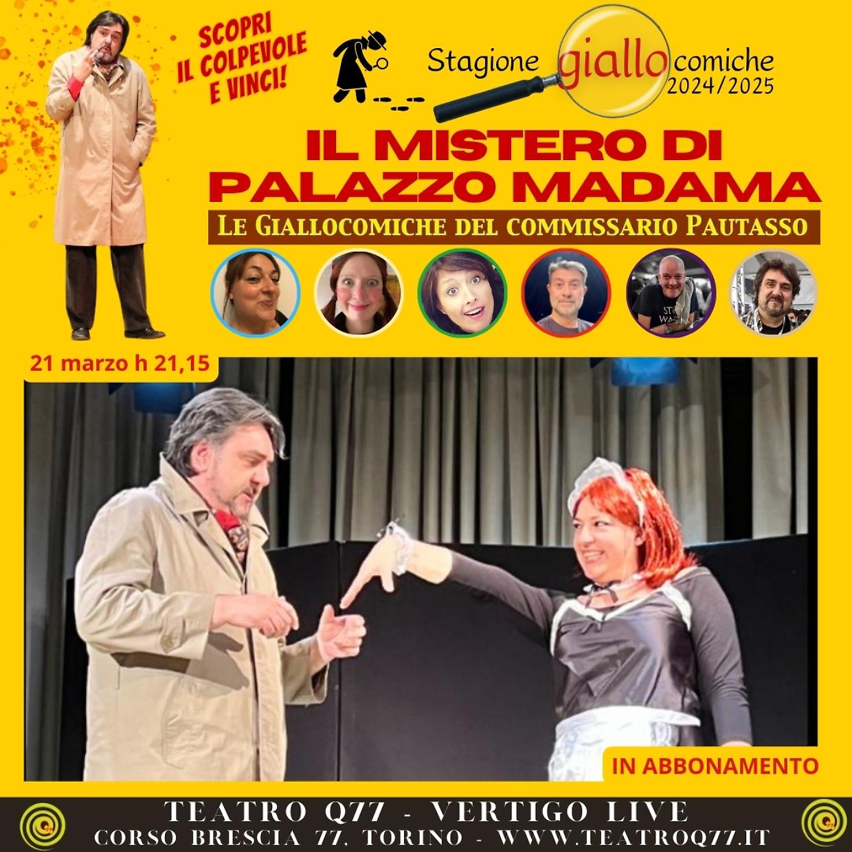 "Il Mistero di Palazzo Madama", un nuovo divertente mistero da risolvere per Agenore Pautasso