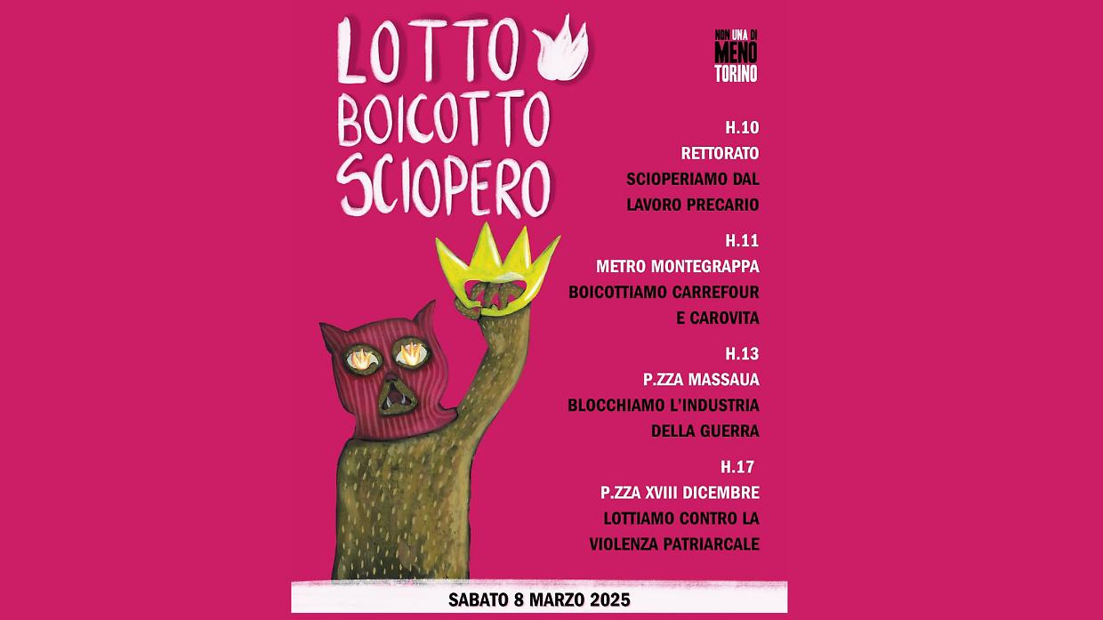 8 marzo, Non Una di Meno organizza uno sciopero itinerante