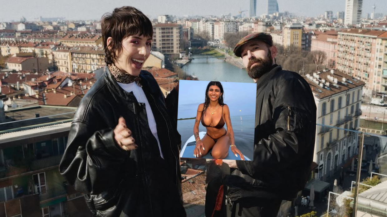I Coma Cose e Mia Kalifa (Fonte Instagram)