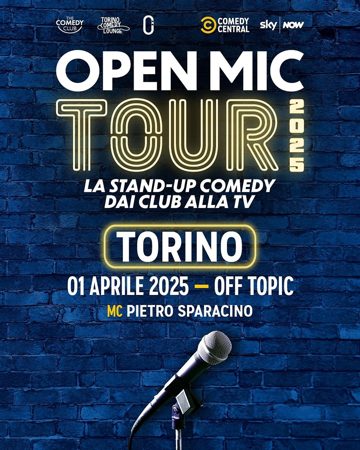 Comedy Central: il tour alla ricerca dei nuovi volti della comicità passa a Torino