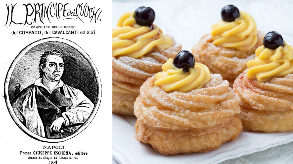 La Zeppola di San Giuseppe: la ricetta originale del 1837 di Ippolito Cavalcanti