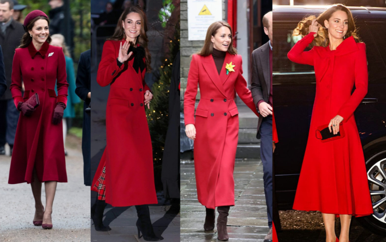 Kate Middleton e il potere del rosso: il colore della rinascita