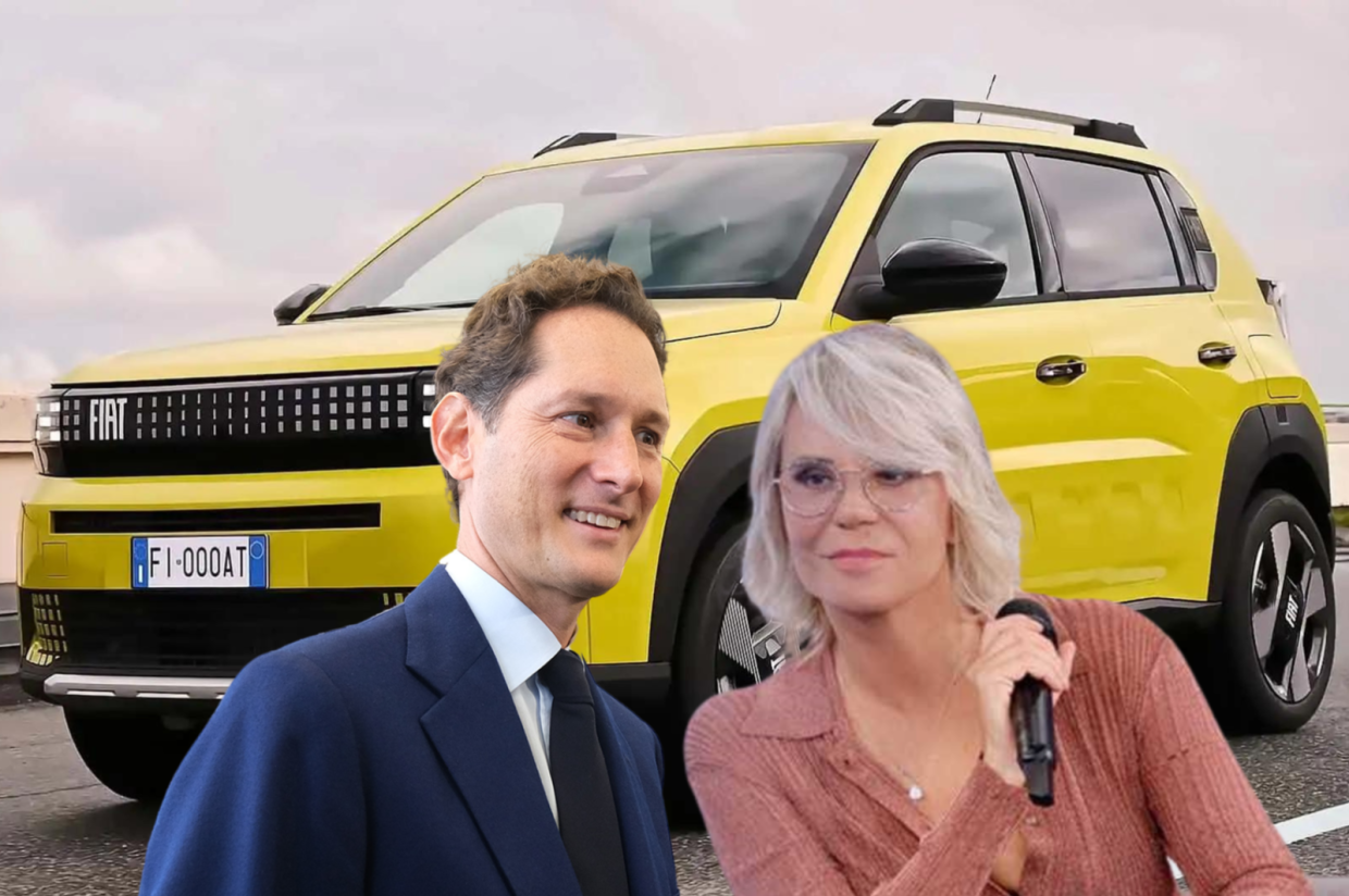 Maria De Filippi sale in... Fiat. La Grande Panda ad Amici