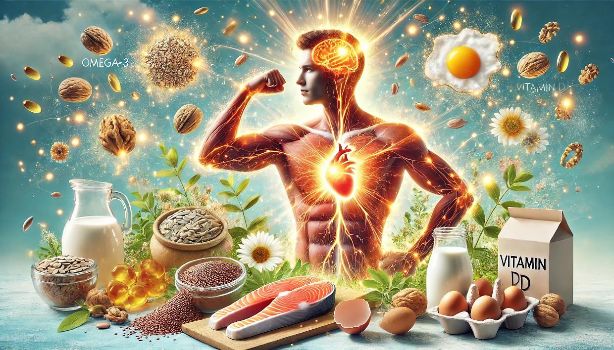 Omega-3 e Vitamina D: i super alleati per cuore, muscoli e testosterone