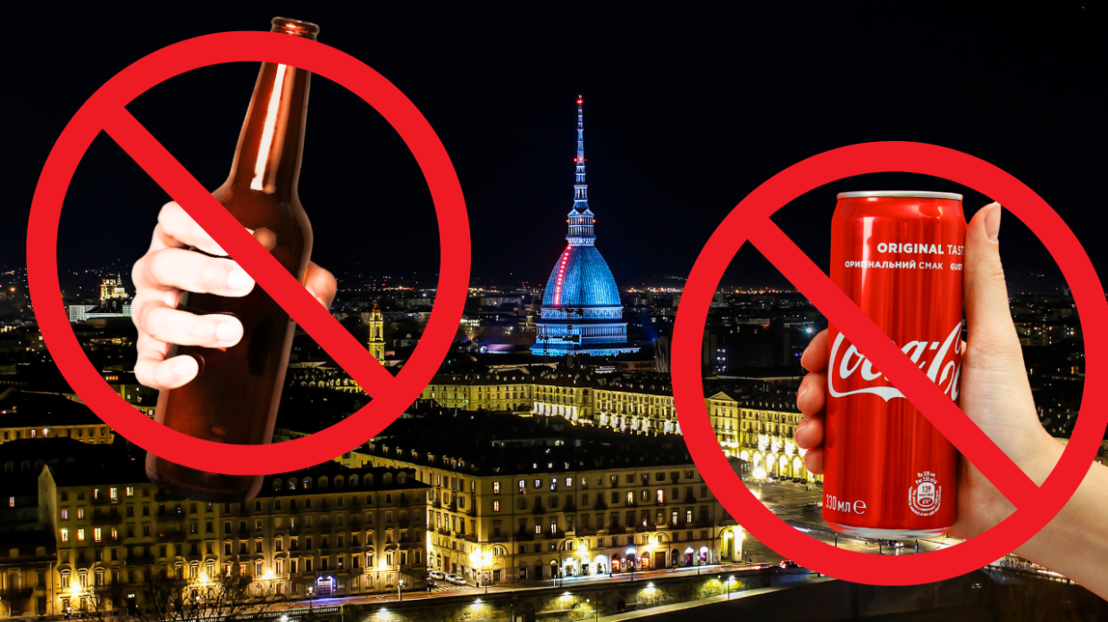 Stop alle bottiglie in strada