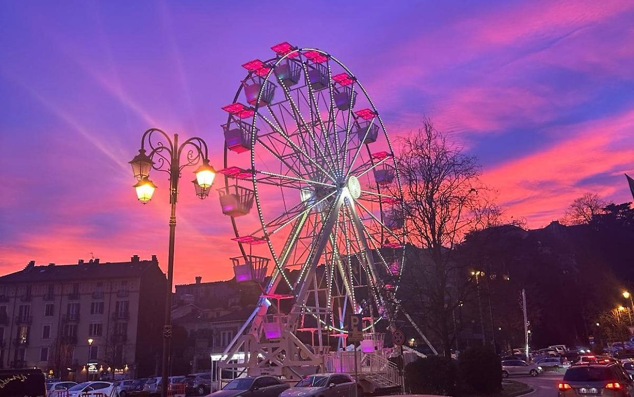 Torino non ce la fa, Chivasso sì: arriva la ruota panoramica