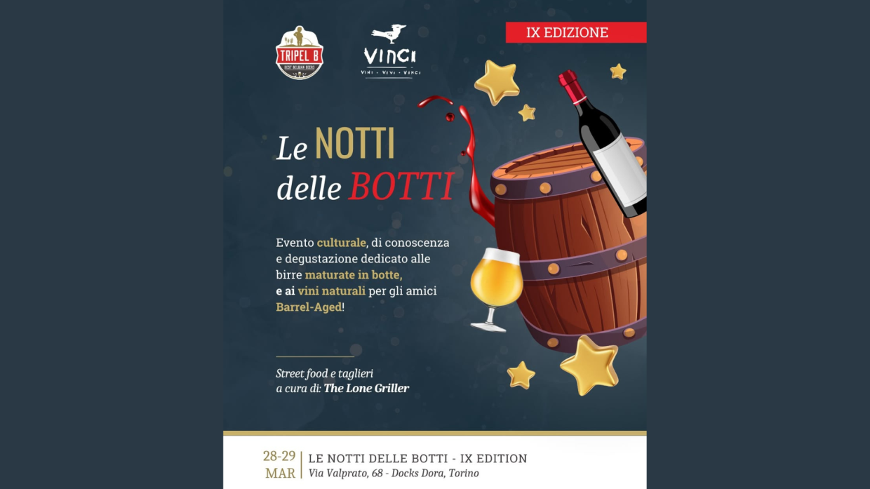 "Le notti delle botti" tornano ai Docks Dora per la nona edizione