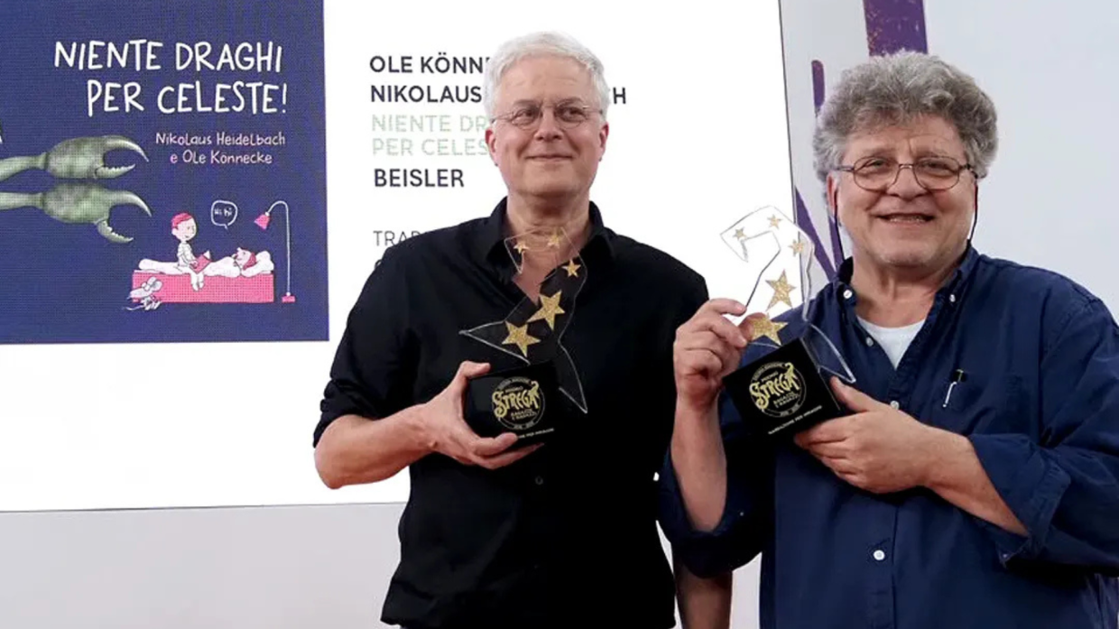 Ole Könnecke e Nikolaus Heidelbach trionfano al Premio Strega Ragazze e Ragazzi 2025