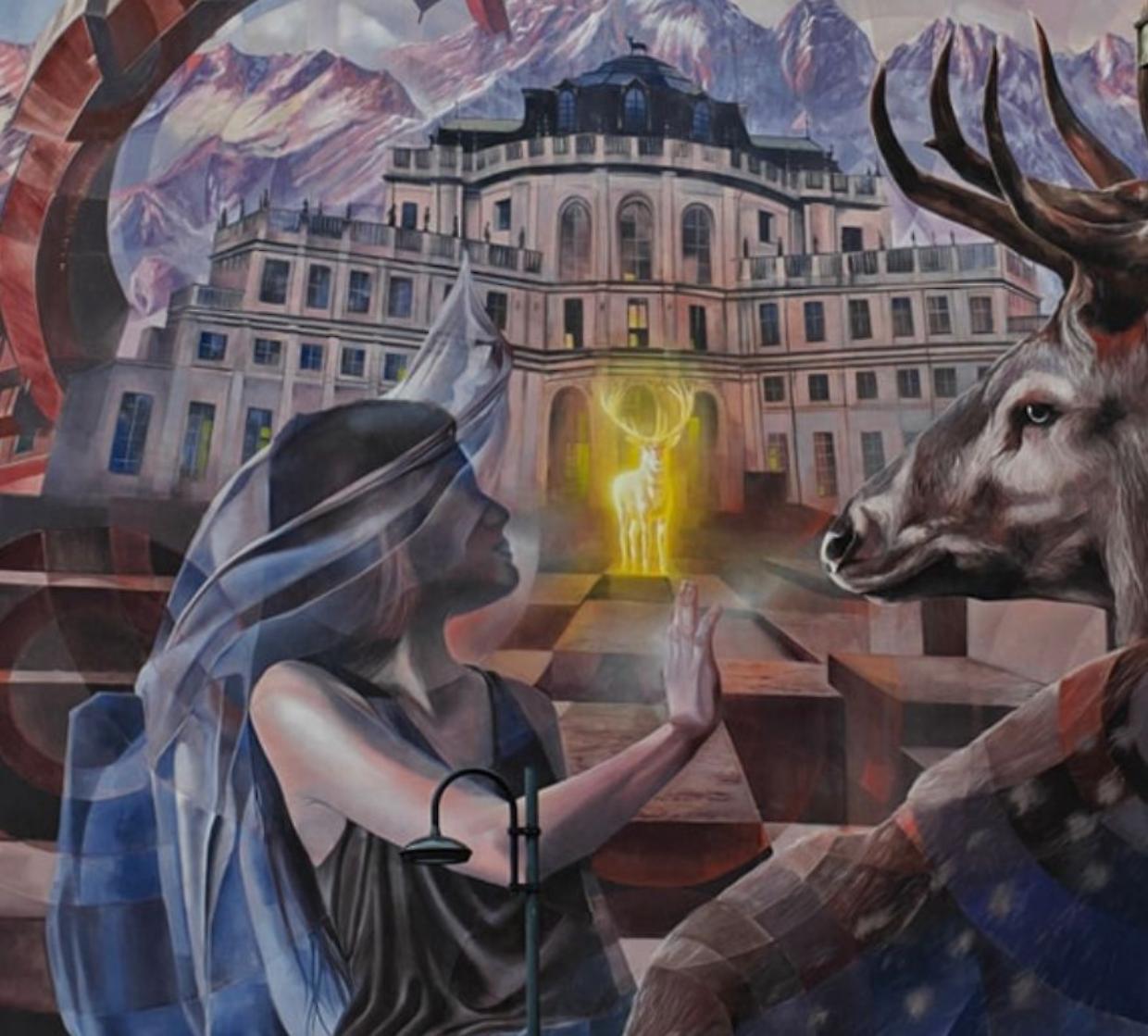 Nichelino inaugura un murale epico: arte, natura e mito in via San Francesco d'Assisi