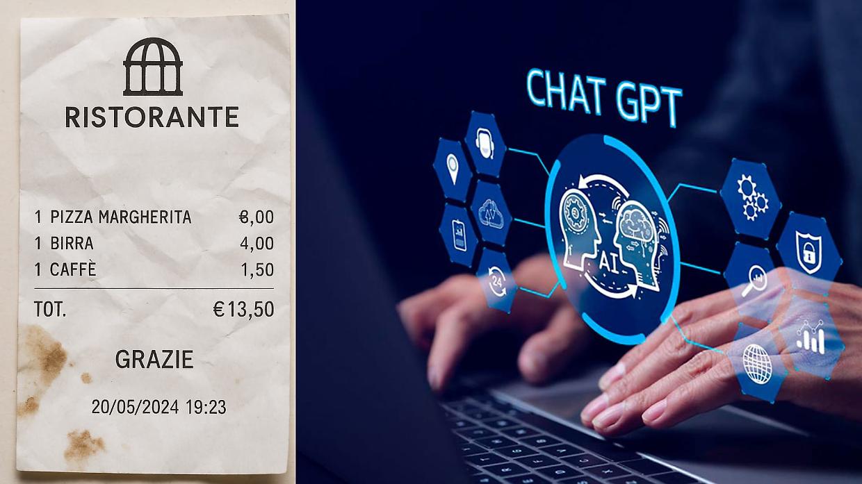 Scontrini falsi generati con l’AI: il nuovo inganno digitale è servito