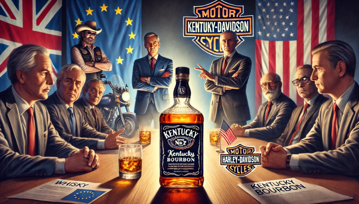 Whisky salvo dai dazi: Europa contro Trump, nel mirino Harley e Levi’s