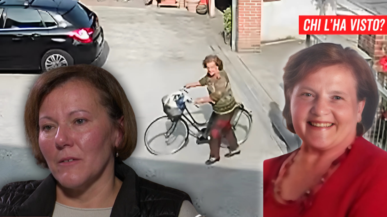 A destra, Pasquetta "Graziosa" Castellan e, a sinistra, la figlia Stefania. Sullo sfondo , l'ultima immagine della 79enne, in un video diffuso da "Chi l'ha visto?" 