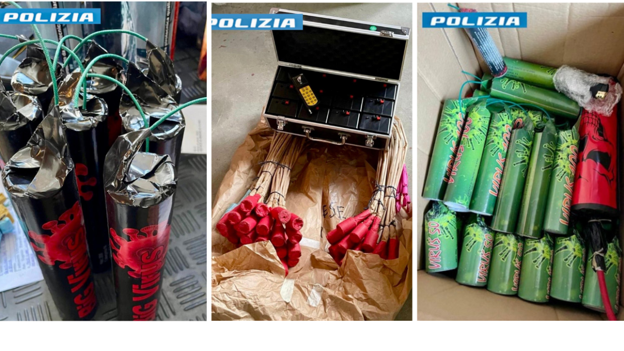Da Napoli a Torino: il viaggio clandestino dei fuochi d'artificio pericolosi