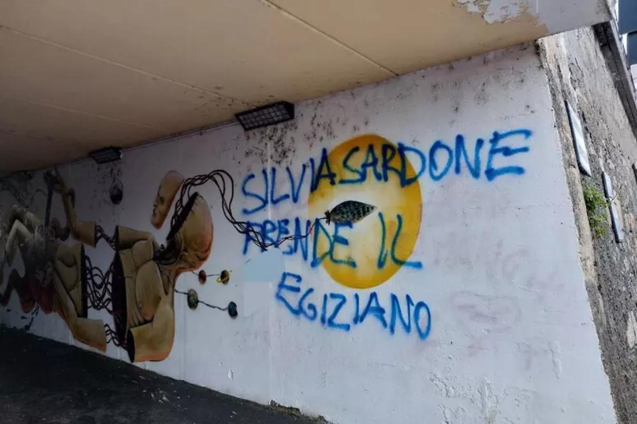 Continuano gli insulti a Silvia Sardone: scritte offensive su un murales a Verbania