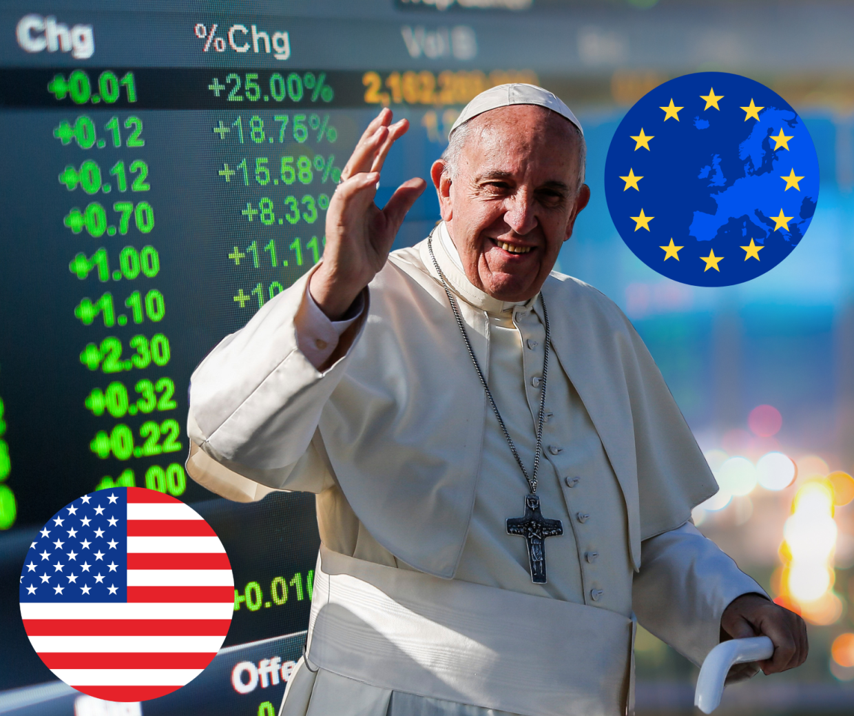 Ai funerali di Francesco dialoghi di pace (anche) per le Borse?