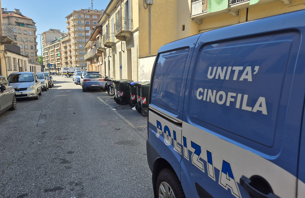La polizia è intervenuta in via Monte Rosa