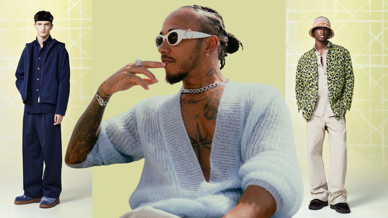 Lewis Hamilton porta l’afrofuturismo in pole position con la nuova capsule collection per Dior