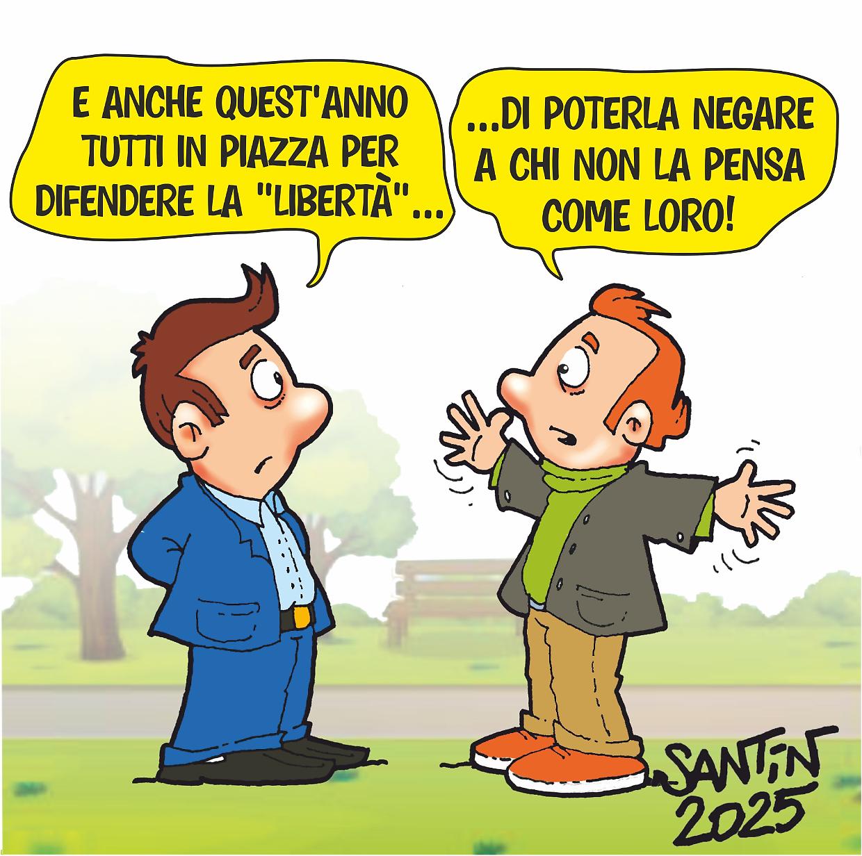 La vignetta del giorno - 24 aprile 2025