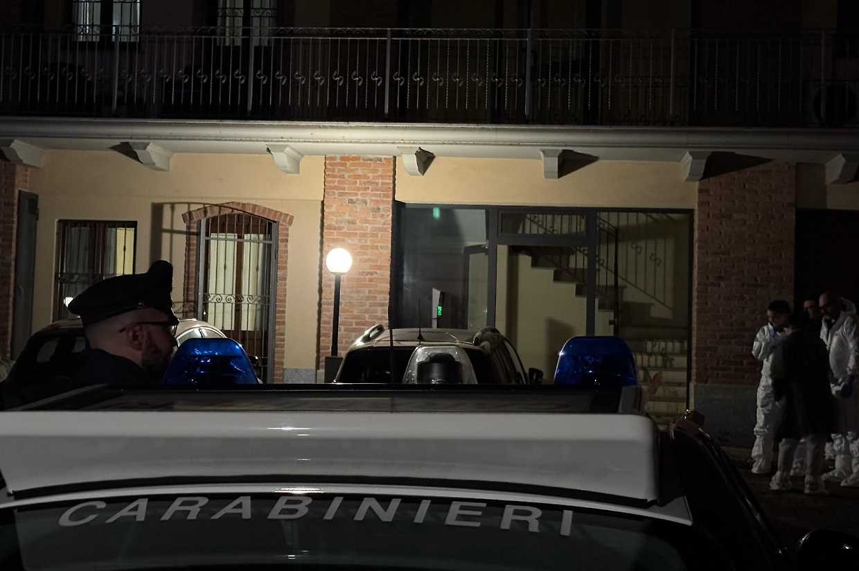 I carabinieri sul luogo della tragedia