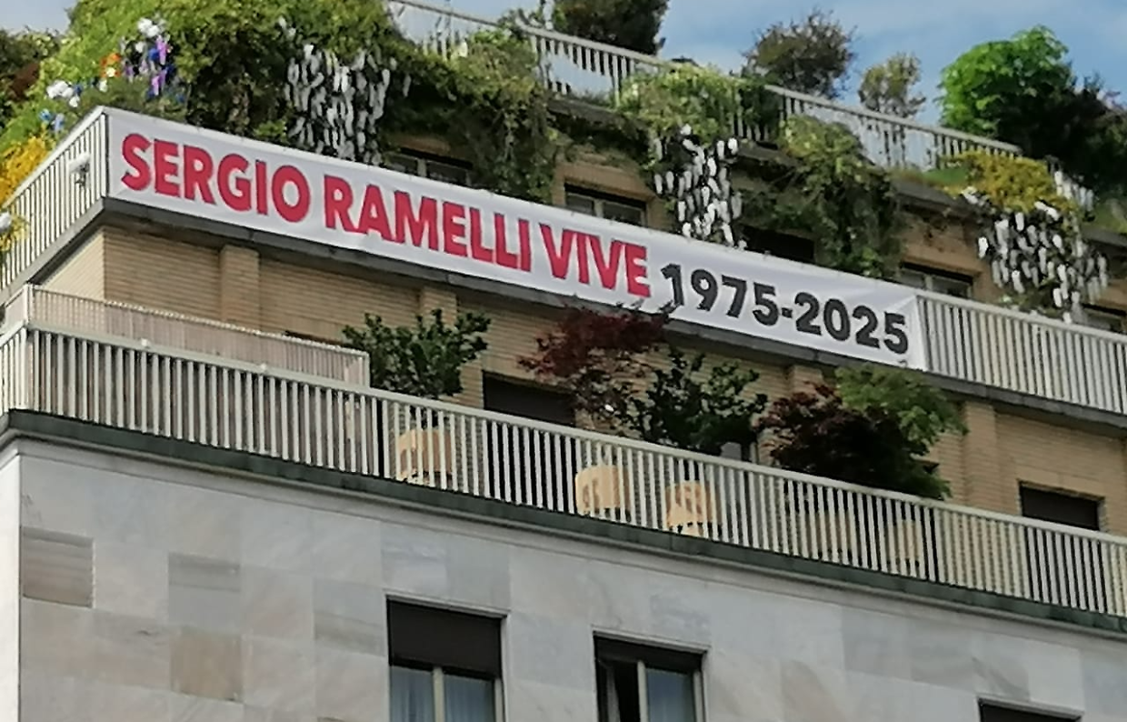 Striscioni e manifesti a Torino per ricordare Sergio  Ramelli