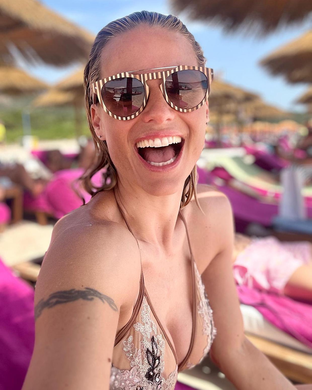 Michelle Hunziker e Rosso jrC’è la prova di un bel feeling