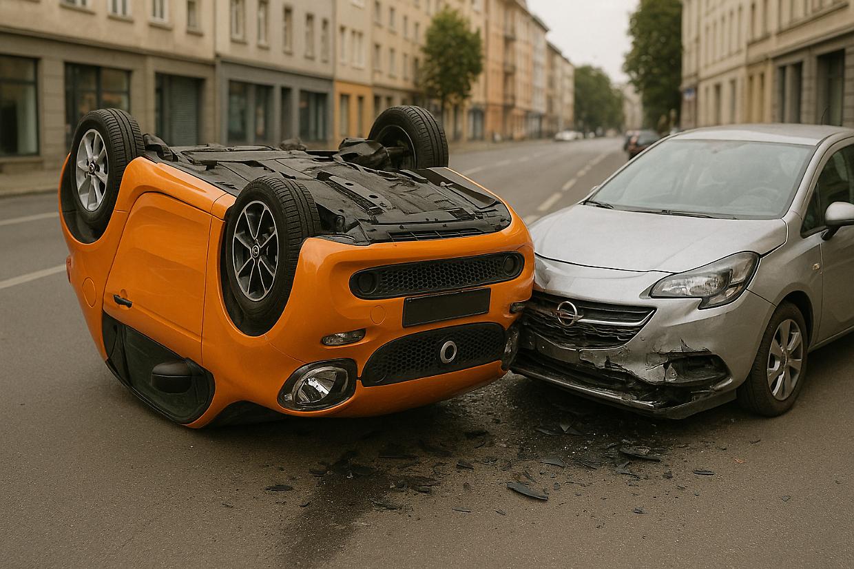 Scontro all'incrocio: paura a Torino, ma nessun ferito grave