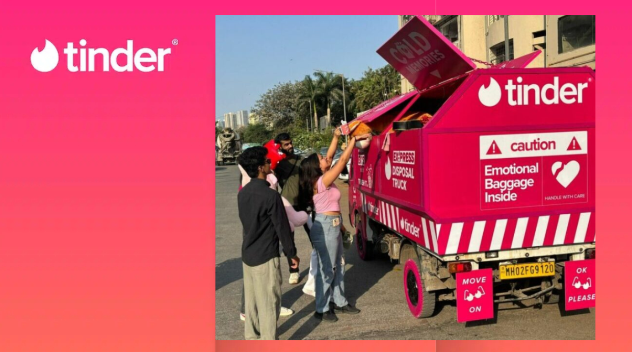 Tinder ti aiuta a dimenticare il tuo ex: ecco il camion rosa che sta facendo impazzire il web