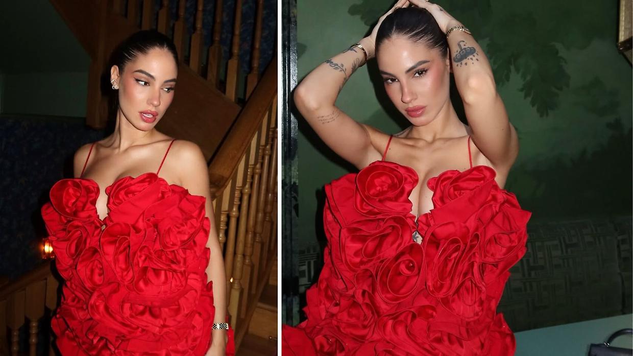 Giulia De Lellis e la (presunta) gravidanza: ecco quanto vale l’abito di rose rosse