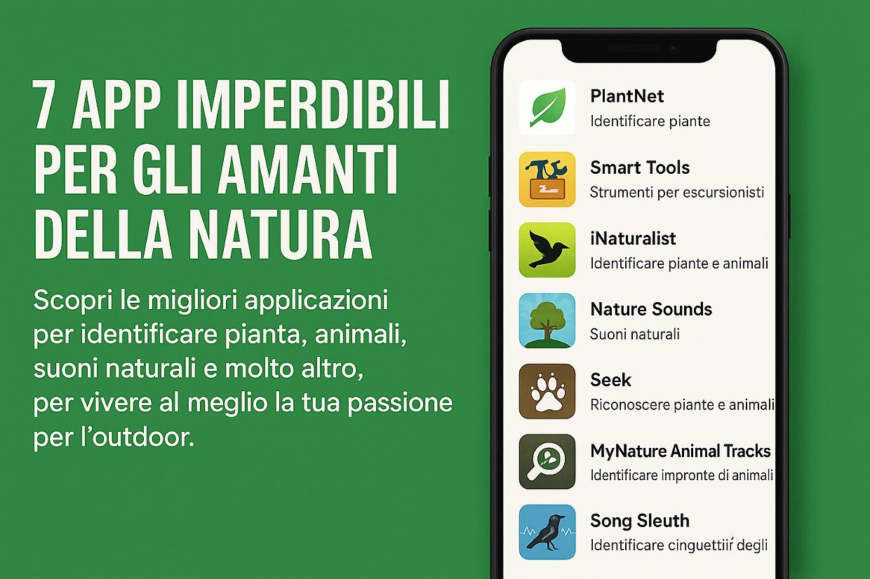 7 app imperdibili per gli amanti della natura