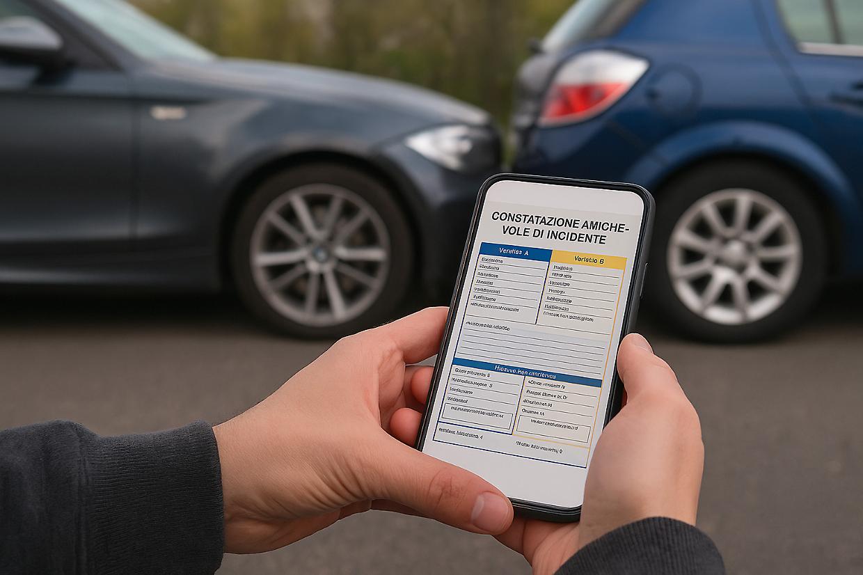 Incidente stradale? Da luglio la constatazione amichevole è elettronica