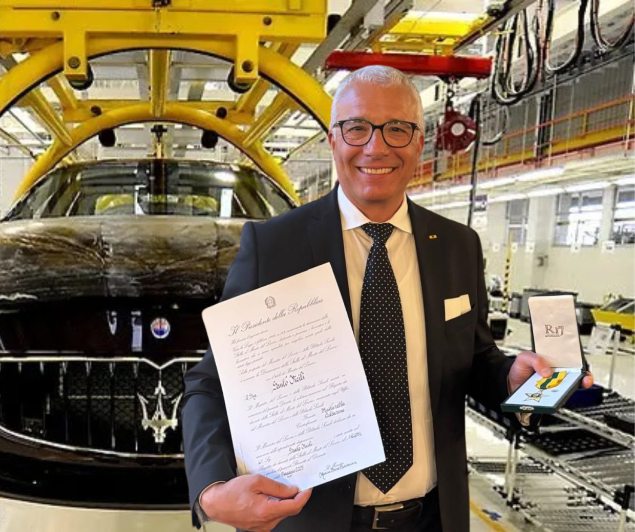 Maserati affonda,  ma premiato (giustamente) il ceo Santo Ficili