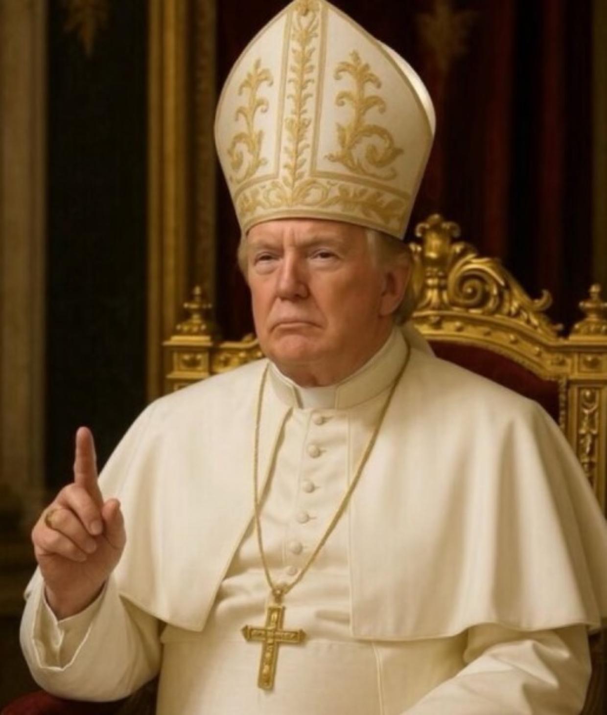 Trump vestito da Papa sui social della Casa Bianca: scoppia la polemica a pochi giorni dal Conclave