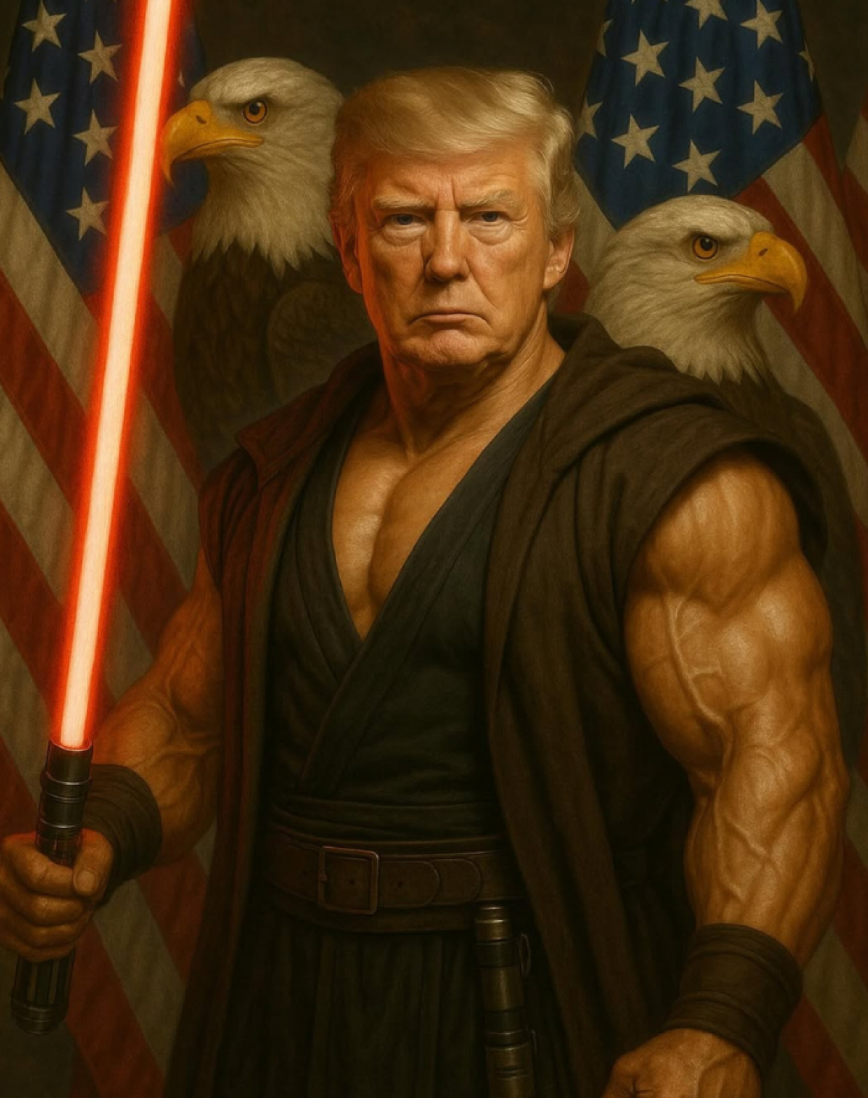 Trump come Jedi: la Casa Bianca lancia l'immagine shock di Star Wars per il "May the 4th"