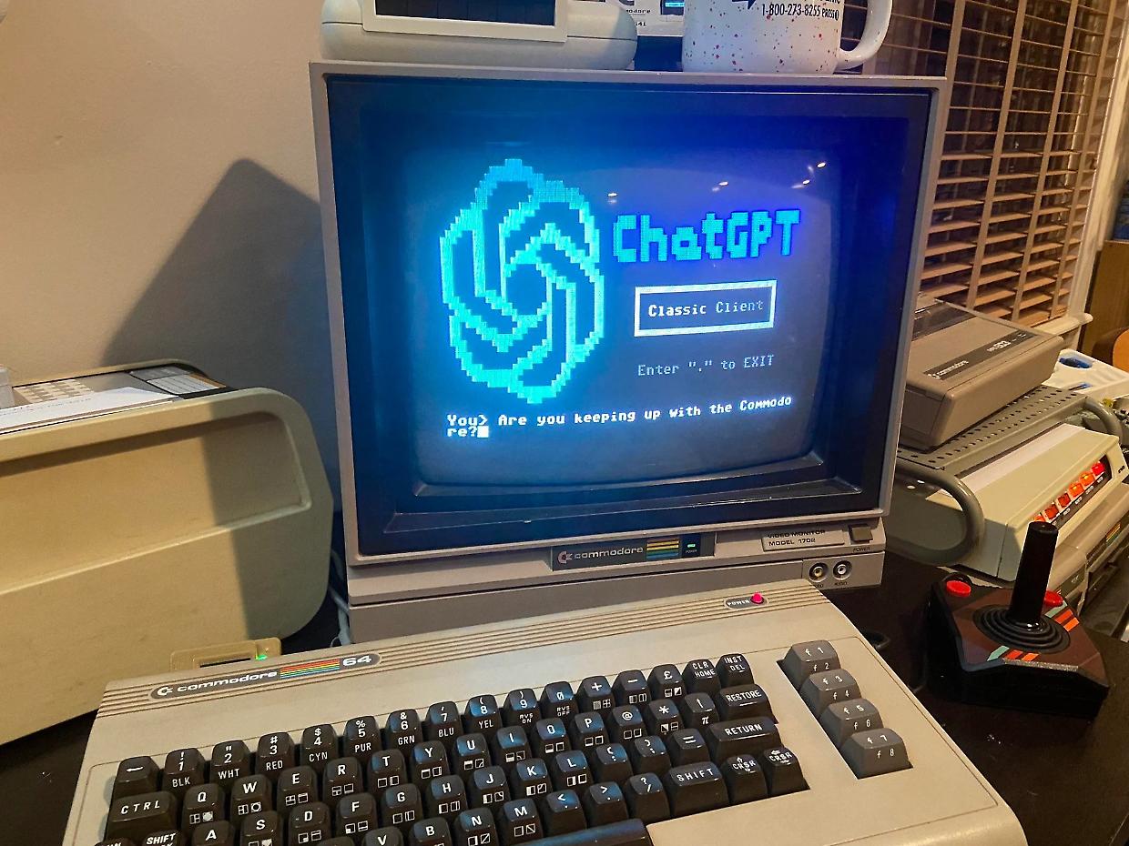 Quando il vintage incontra l’intelligenza artificiale: il Commodore 64 dialoga con ChatGPT