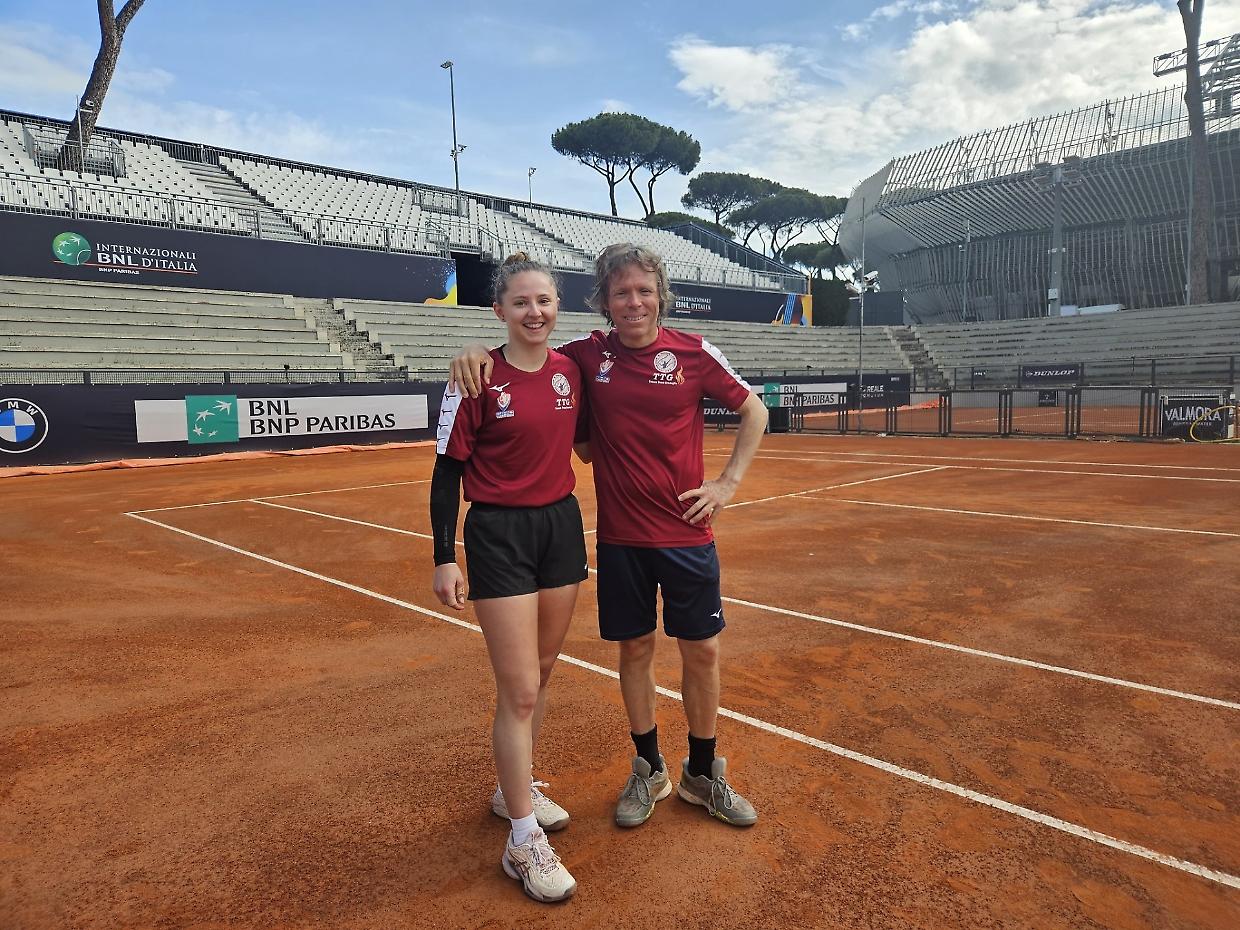 Dal Tennis Club Tescaro al Foro Italico: la giovane promessa Elena Gobetti brilla nel torneo di doppio di qualificazione