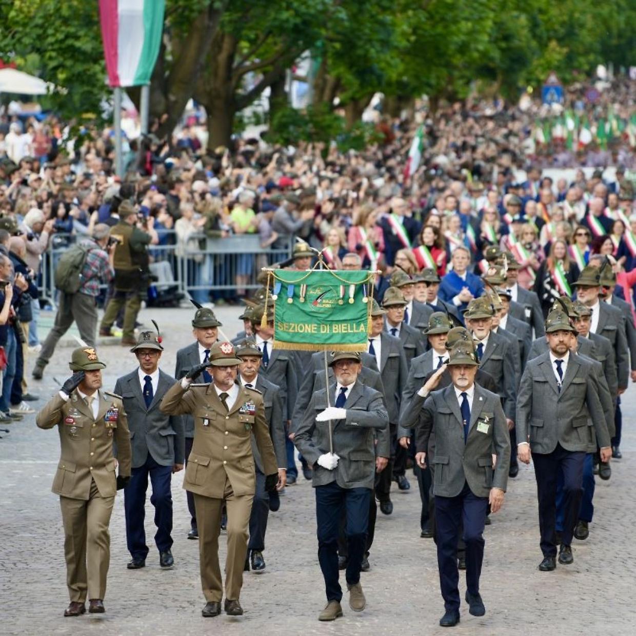400mila presenze in tre giorni: successo per l'adunata degli alpini a Biella
