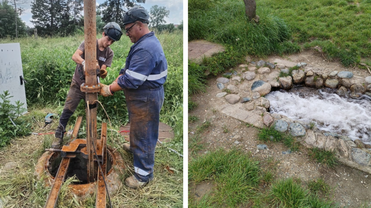 Guasto riparato, emergenza finita per i laghetti della Pellerina